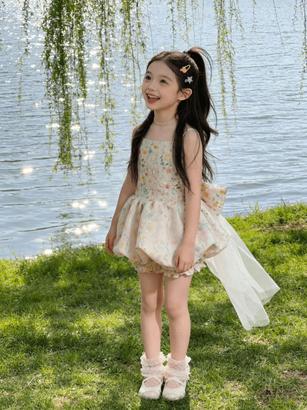 2026 New Baby Girls Summer Fashion Printed  Sets,  Floral  Top + Shorts  Princess Sweet  Suits  2-10 T